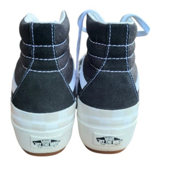 Vans Checkered Platform Stack Seldan Sneaker Black Skate Sk8 Old Skool Women 7 - Picture 5 of 14